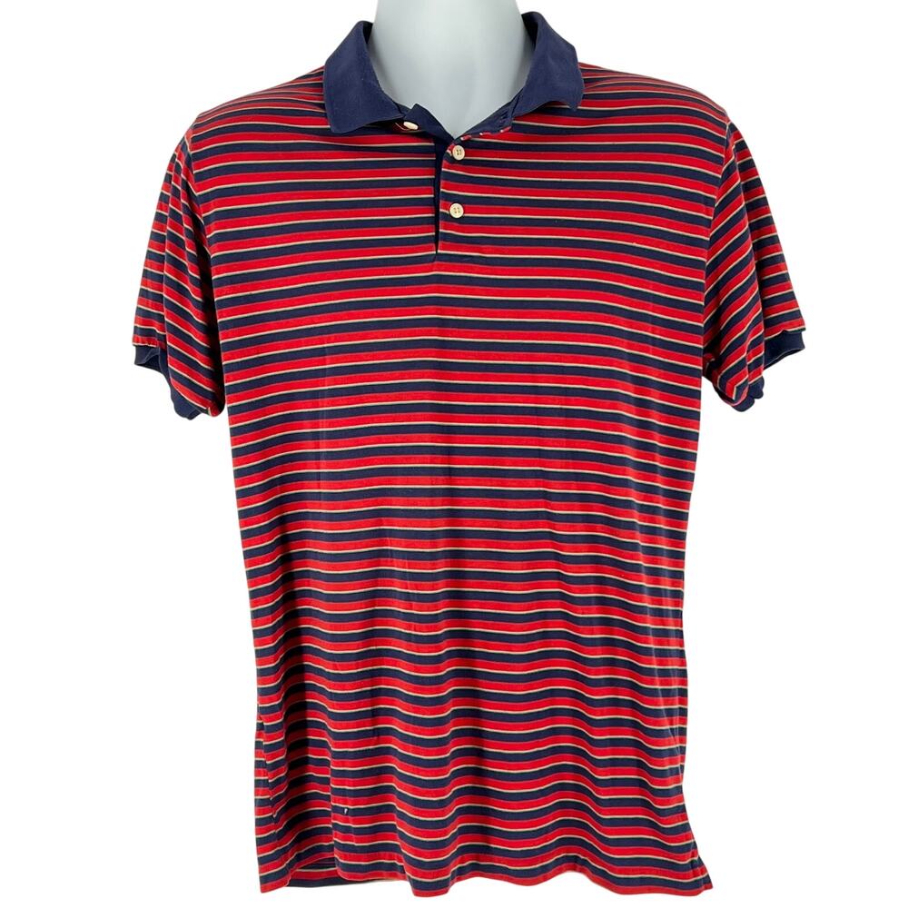 80s striped polo shirt 1980s vintage